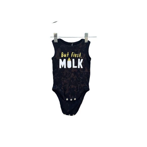Reverse Dye Babies Onesie with Funny Graphic | Scrunch Dye - Reverse Dye - Picture 1 of 2